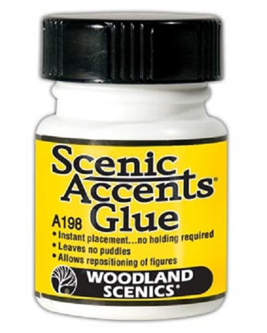 Woodland Scenics A198 Scenic Accents Figure Glue 1 fl oz (29.5 mL) Bottle