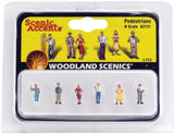 N Scale Woodland Scenics A2121 Pedestrians Figures (6) pcs
