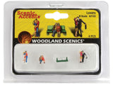 N Scale Woodland Scenics A2133 Lovers Couples Man & Woman Figures (4) pcs