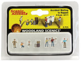 N Scale Woodland Scenics A2171 Accident Waiting to Happen Glass Workers (7) pcs