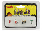 N Scale Woodland Scenics A2201 Senior Citizens Figures (6) pcs
