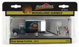 HO Scale Woodland Scenics AutoScenes AS5545 Rusty Springs Furniture Movers Truck