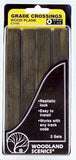 O Scale Woodland Scenics C1145 Wood Grade Crossing (2) pkg