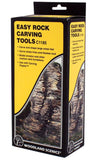 Woodland Scenics C1185 Easy Rock Carving Tools 3 Piece Set