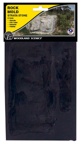 Woodland Scenics C1239 Terrain System Strata Stone Rock Mold