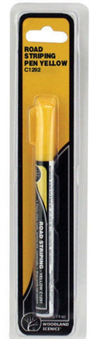 Woodland Scenics C1292 Yellow Road Striping Pen/Marker