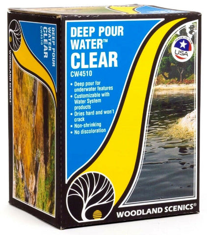 Woodland Scenics Water System CW4510 Clear Deep Pour Water 12 oz