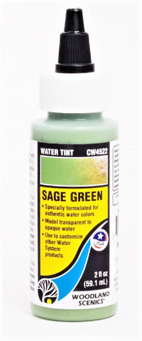 Woodland Scenics Water System CW4522 Sage Green Water Tint 2 fl oz