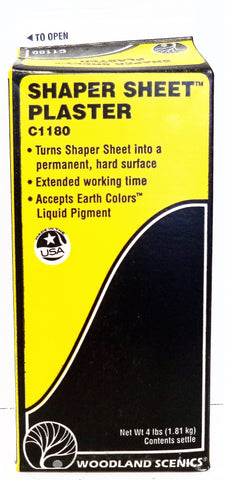 Woodland Scenics C1180 Sub Terrain System Shaper Sheet Plaster 4 lbs Carton