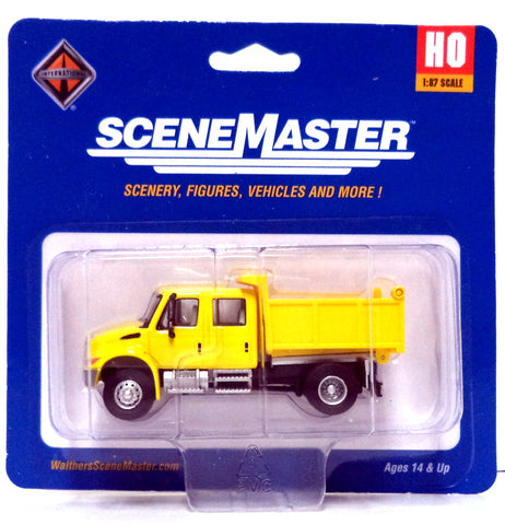 HO Scale Walthers SceneMaster 949-11632 International 4300 Crew Cab Dump Truck