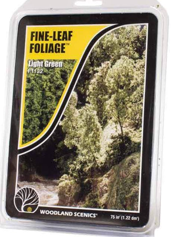 Woodland Scenics F1132 Fine-Leaf Foliage Light Green 75 in3 (1.22 dm3)