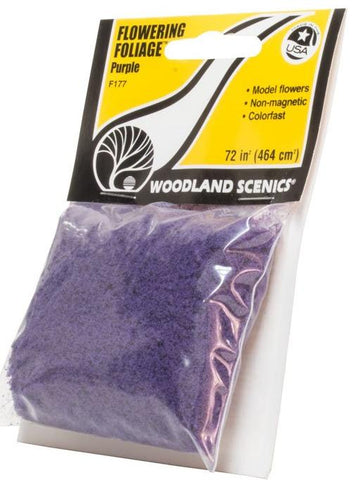 Woodland Scenics F177 Purple Flowering Foliage 72 in² (464 cm²)