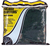 Woodland Scenics FC59 Dark Green Foliage Clusters 50.8 in³ Bag