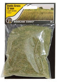 Woodland Scenics FS627 Field System Static Grass Light Green 1/2" 12mm Fibers
