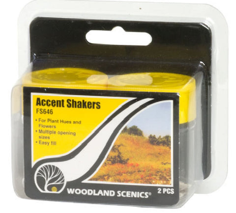 Woodland Scenics FS646 Field System Accent Shakers pkg (2)