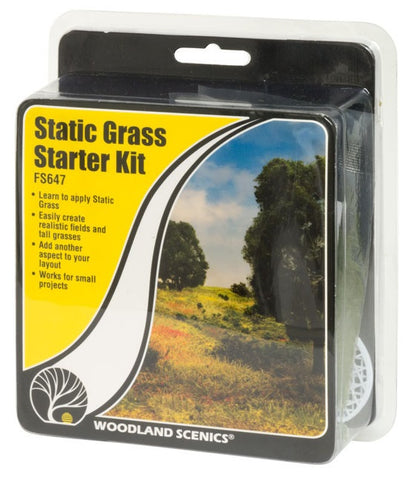 Woodland Scenics FS647 Field System Static Grass Starter Kit