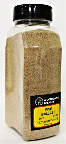 Woodland Scenics B1373 Buff Fine Ballast Shaker 57.7 cu in (945 cu cm)