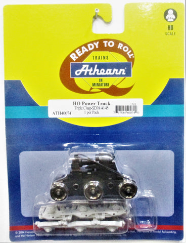 HO Scale Athearn 40074 Power Truck/Triple Clasp, SD/38/40/45 (1)