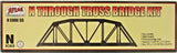 N Scale Atlas 2071 Code 55 Silver Single-Track Through Truss Bridge Kit