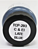 Tru-Color TCP-293 CE&I Chicago & Eastern Illinois Late Blue 1 oz Paint Bottle
