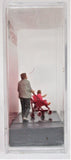 HO Scale Preiser Kg 28079 Mom/Woman Pushing Child in Stroller Figure