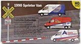 HO Scale Classic Metal Works 103 Tri-Sum Potato Chips 1990 Sprinter Van