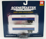 HO Scale Walthers SceneMaster 949-2426 USPS US Mail Fluted-Side 35' Trailers