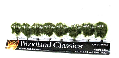 Woodland Classics Ready-Made Trees TR3531 Waters Edge - 8/pkg