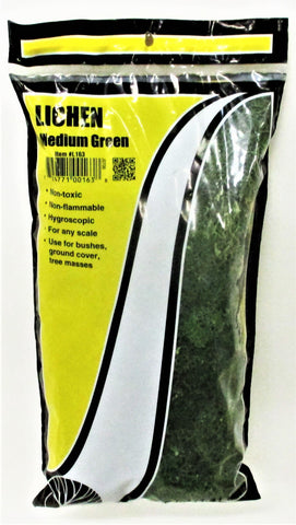Woodland Scenics L163 Medium Green Lichen Small Bag