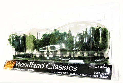 Woodland Classics Ready-Made Trees TR3581 Hedgerow - 1/pkg