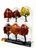 Woodland Classics Ready-Made Trees TR3541 Fall Harvest Blaze - 6/pkg