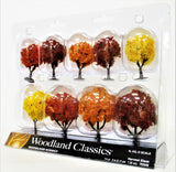 Woodland Classics Ready-Made Trees TR3540 Fall Harvest Blaze - 9/pkg