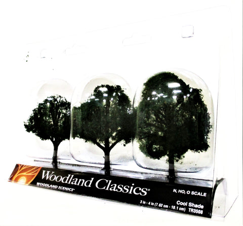 Woodland Classics Ready-Made Trees TR3508 Cool Shade - 3/pkg