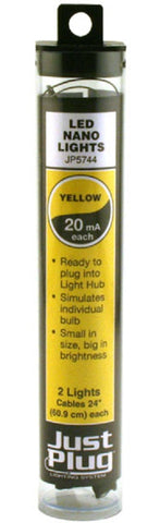 Woodland Scenics JP5744 Just Plug Yellow LED Nano Lights