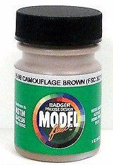 Badger Model Flex 16-98 Camouflage Brown FSC30215 1 oz Acrylic Paint Bottle