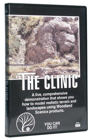 Woodland Scenics R970 The Clinic Model Railroad Scenery DVD