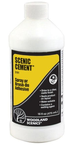 Woodland Scenics S191 Scenic Cement 16 fl oz (473 mL) Bottle