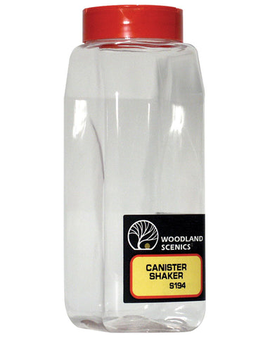 Woodland Scenics S194 Empty Canister 32 oz. (946 mL) Shaker Bottle w/lid