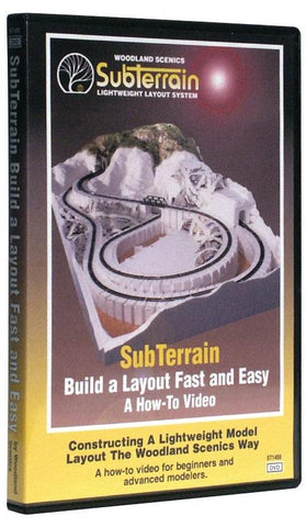Woodland Scenics ST1400 SubTerrain: Build A Layout Fast and Easy DVD