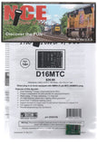 NCE 156 D16MTC DCC Locomotive Decoder 21 pin MTC plug 6 Functions