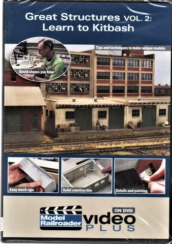 Kalmbach 15327 Model Railroader Great Structures Vol. 2: Learn to Kitbash DVD