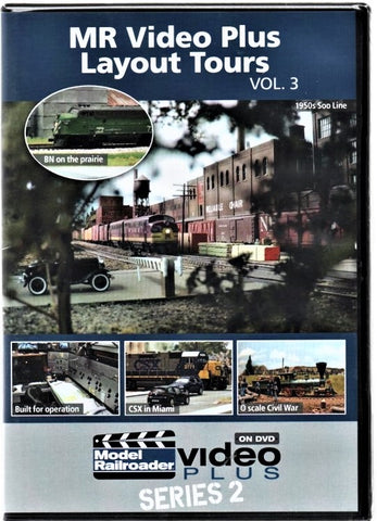 Kalmbach 15334 Model Railroader Video Plus Layout Tours Vol. #3 DVD
