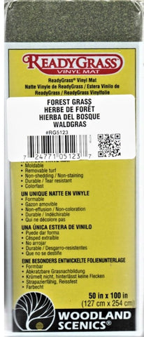 Woodland Scenics RG5123 ReadyGrass Forest Grass 50" x 100" Large Roll/Mat
