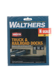 N Scale Walthers Cornerstone 933-3268 Truck and Railroad Docks Doors Kit