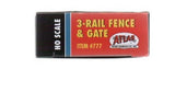 HO Scale Atlas 777 Rustic Fence & Gate - 6' 18.3m Kit