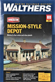 HO Scale Walthers Cornerstone 933-2920 Mission-Style Depot Kit