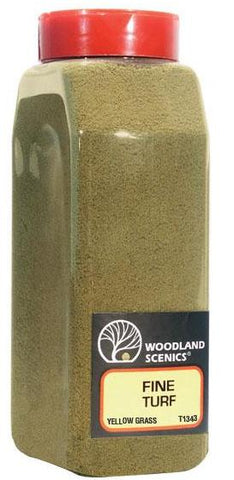 Woodland Scenics T1343 Fine Turf Yellow Grass Shaker 57.7 cu in (945 cu cm)