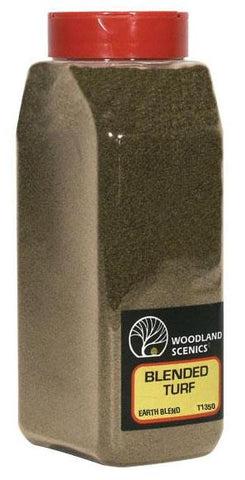 Woodland Scenics T1350 Fine Turf Earth Blend Shaker 57.7 cu in (945 cu cm)