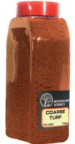 Woodland Scenics T1356 Coarse Turf Fall Rust Shaker 57.7 cu in (945 cu cm)