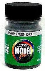 Badger Model Flex 16-95 Green Drab 1 oz Acrylic Paint Bottle